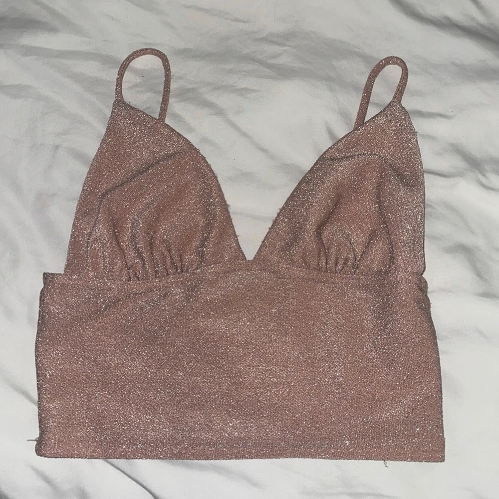 Pink crop top